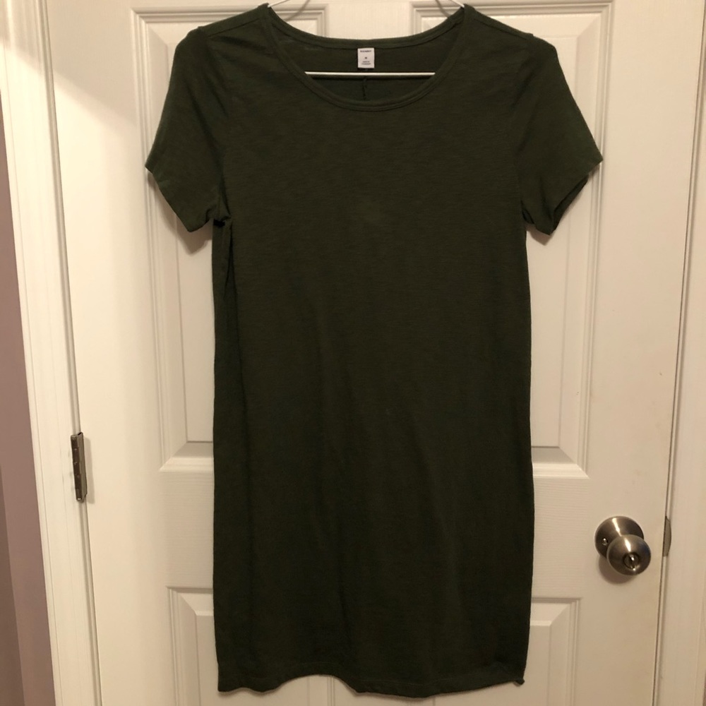 Green T-Shirt Dress - Old Navy